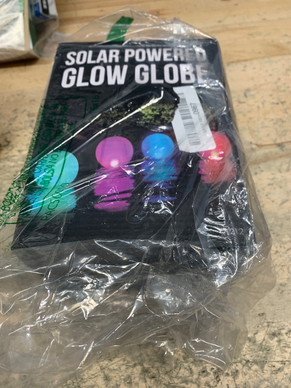 Photo 1 of Rukars Floating Ball Pool Light Solar Powered 4 PCS, 14 Inch Inflatable Hangable IP68 Waterproof Rechargeable Color Changing Led Glow Globe Pool