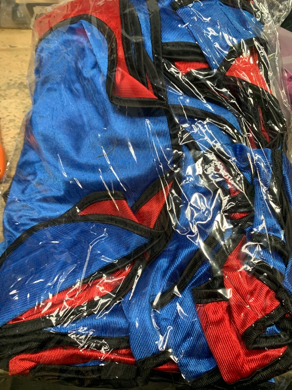 Photo 1 of ***(MINOR DAMAGE/ SEE NOTES)***
LVL10 Pro Sports Pinnies - Reversible Numbered Pinnies with Premium Fabric, Comfortable Fit and Fade-Resistant Print - Adults Kids (Youth Medium, 12 pack (1-12), Red/Blue)