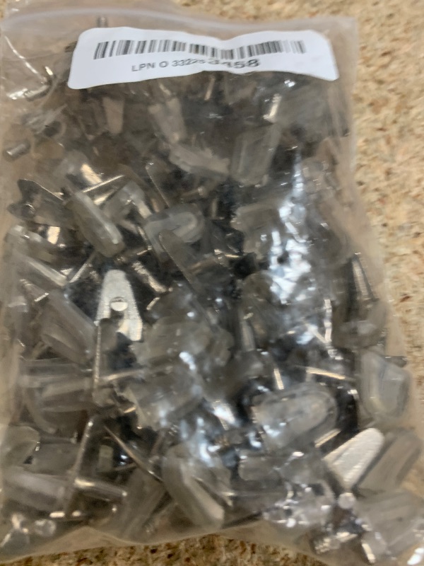 Photo 1 of 100pcs Cabinet Shelf Support Pegs 3mm Shelf Holder Bracket Pins for Bookshelf Display Cabinet Wardrobe Closet Cupboard Kitchen Bookcase