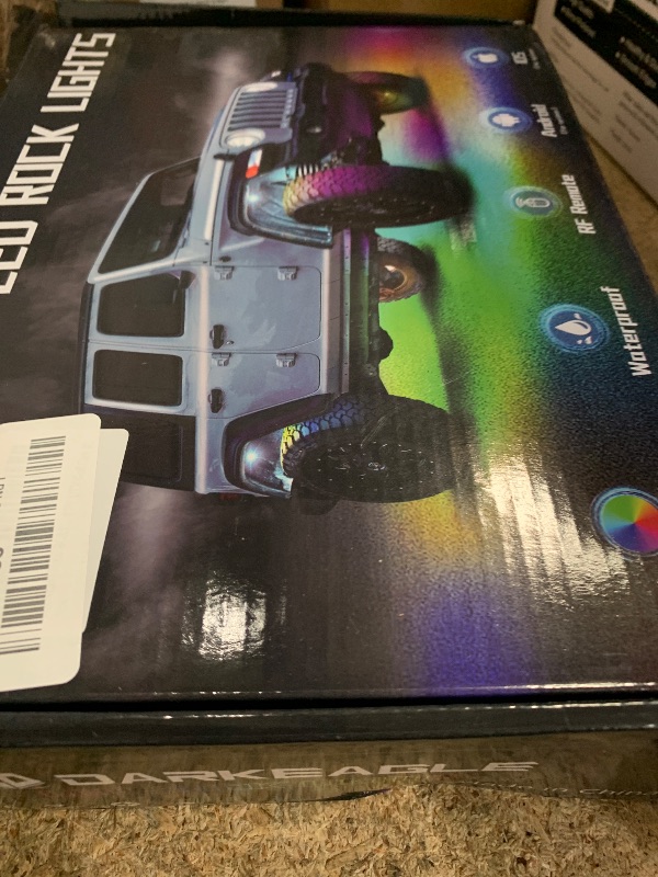 Photo 1 of 8 Pods Segmented Metal RGB LED Rock Lights Kit with APP/RF Remote Control, Upgraded Underglow Lights Waterproof Multi Color 12v Aluminum Underbody Lights for Trucks Jeep ATV UTV Golf Cart Offroad
