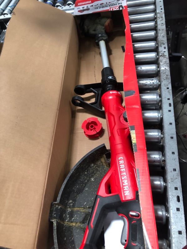 Photo 1 of ***FINAL SALE/PARTS ONLY ITEM*** CRAFTSMAN V20 WEEDWACKER Cordless String Trimmer Edger with Automatic Feed, 13 inch, Bare Tool Only (CMCST900B)