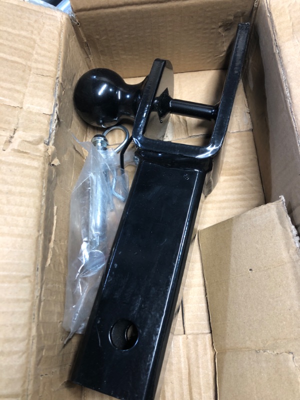 Photo 1 of (used)(see images0 REYSUN 864209 3 in 1 ATV/UTV Trailer Hitch Towing Ball Mount with 2 inch Trailer Ball, Fits 2 inch Hitch Receiver…