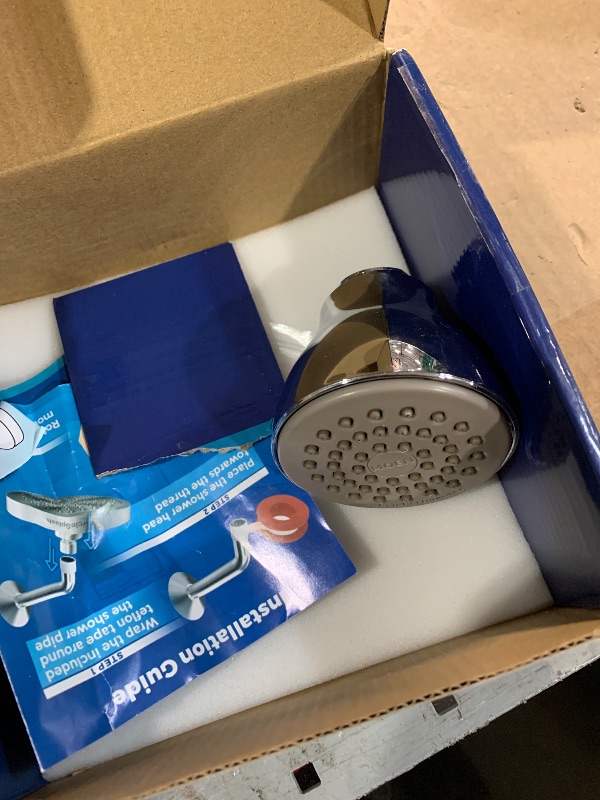 Photo 1 of (used)(see images) High Pressure Shower Head - Anti-Clogging Silicone Nozzles - 2.5 GPM Removable Restrictor -