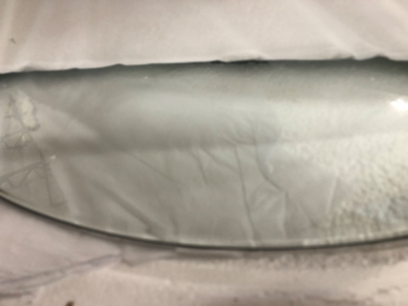 Photo 1 of 30-Inch Lazy Susan Turntable for Dining Table, Tempered Glass, 360° Rotation, Anti-Tip Design, Perfect for Parties, Weddings, and Family Dinners (30 inch)