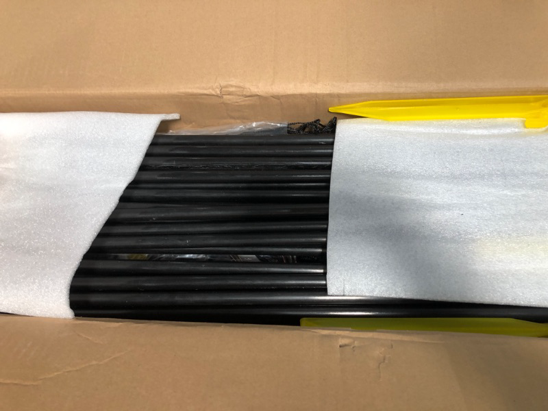 Photo 1 of (PARTS) (UNABLE TO TEST FUNCTIONALITY) (USED/FAIR) ZivPlay Baseball Batting Cage Net Batting Cages for Backyard Portable Pop Up Cage for Baseball and Softball 22ftx12ftx8ft with Pitching Machine Hole and Detachable Door