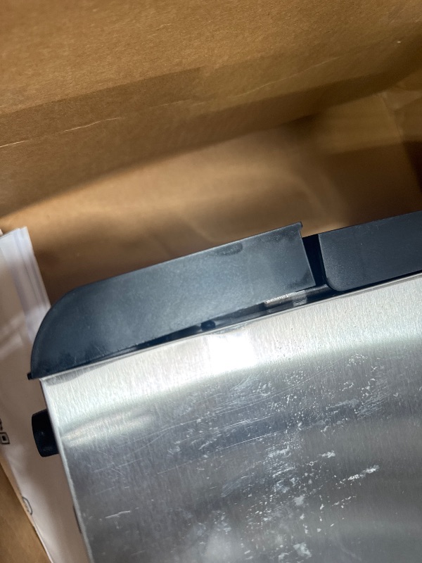 Photo 1 of *POWERS ON*Gevi Household V2.0 Countertop Gemi Nugget Ice Maker | Self-Cleaning Pellet Ice Machine | Stainless Steel Housing |16.7''H Fits Perfectly Under Wall Cabinet | Black with Viewing Window