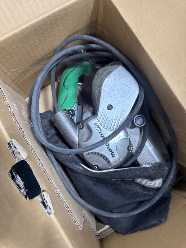 Photo 1 of *Unable to fully test*Metabo HPT Belt Sander | 3 x 21 Inch | For Woodworking | Variable Speed | 9.0 Amp Motor | Soft Grip | 5-Year Warranty | SB8V2