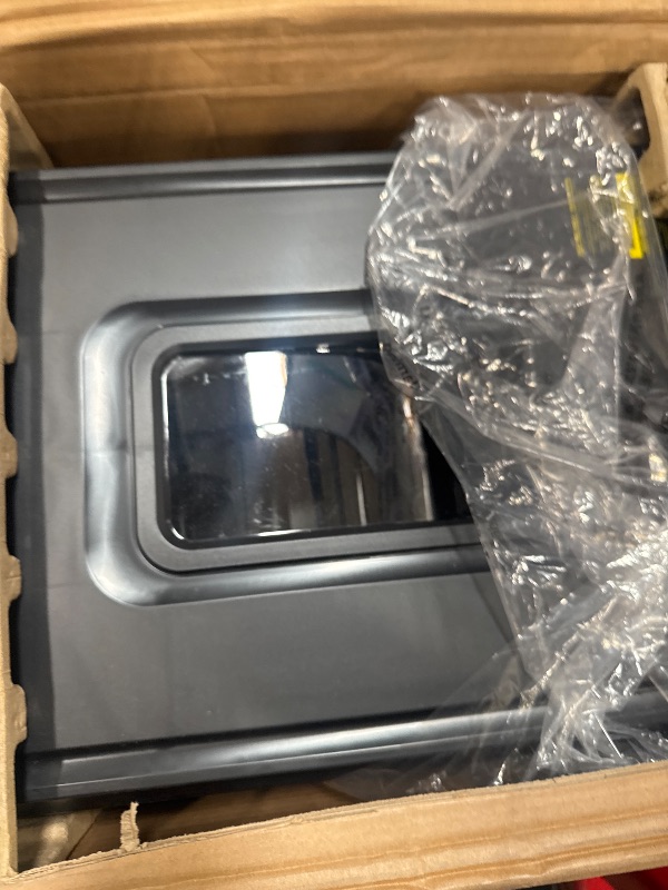 Photo 1 of ***SEE NOTES*** 
Amazon Basics 24 Sheet Cross Cut Paper, CD and Credit Card Home Office Shredder with Pullout Basket, Black