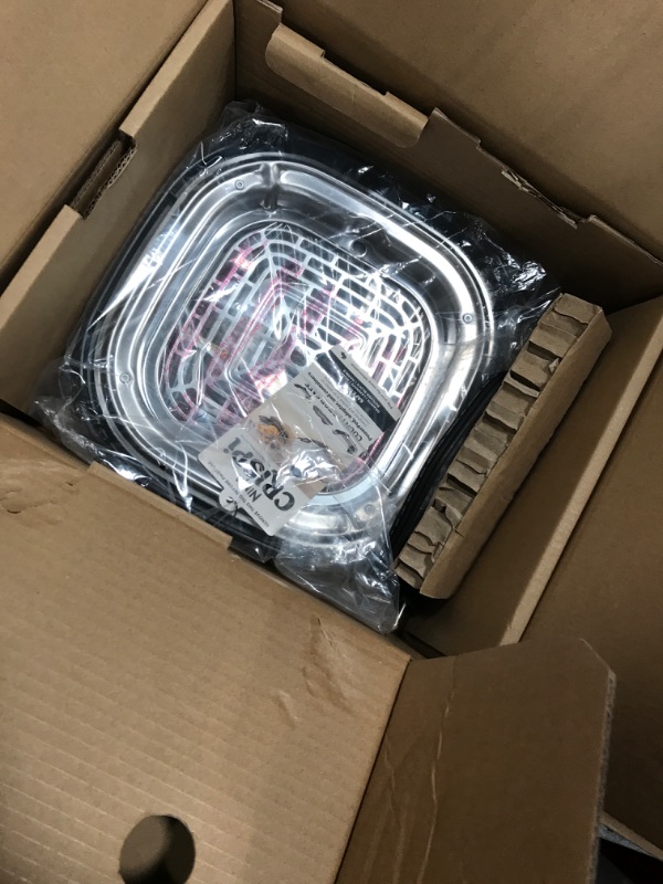 Photo 1 of ***MISSING GLASS CONTAINERS*** Ninja Crispi Air Fryer, Microwave, Freezer & Dishwasher Safe, Non Toxic Glass Portable Cooking System, 4 QT & 6 Cup Glass Containers with Storage Lids, Easy Meals, Air Fry, Bake, Stone, FN101ST