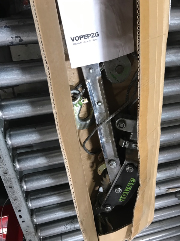 Photo 1 of ***PARTS ONLY***VOPEPZG Come Along Winch,5 Ton Capacity with 11.5FT Steel Cable,Heavy Duty Come Along Tool with Dual Gears,3 Hooks,Hand Winch Tool for Road Vehicle Recovery and Pulling Tree,Fence Stretcher,Frame