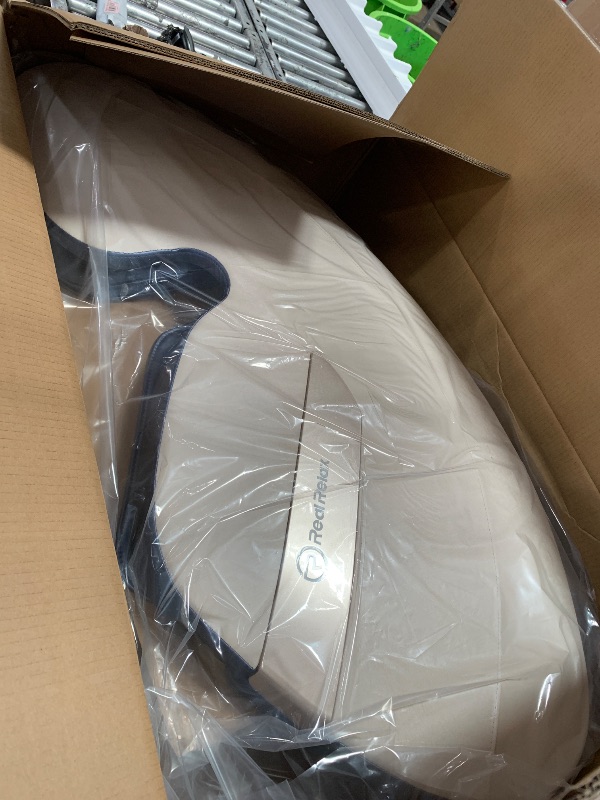 Photo 1 of **Chair Arms Only** Real Relax 2025 Massage Chair Full Body,Dual Core S Track with Zero Gravity Recliner,Lower Back and Calf Heating, LCD and APP Control,Shiatsu,Bluetooth,Office and Home Use,Blue and White 