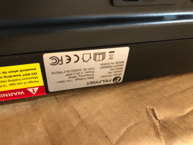 Photo 1 of ***SEE NOTES*** 
FelFast Walking Pad Treadmill with 15% 9° 8 Level Auto Incline, 2-in-1 Under Desk Foldable w/Remote Control, 12 HIIT Mode, 450 Lbs Max, 7.6 MPH Max, Portable Mini Treadmill for Office Home (Black)