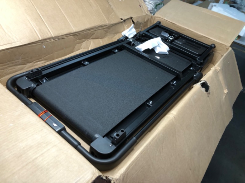 Photo 1 of ***SEE NOTES*** 
FelFast Walking Pad Treadmill with 15% 9° 8 Level Auto Incline, 2-in-1 Under Desk Foldable w/Remote Control, 12 HIIT Mode, 450 Lbs Max, 7.6 MPH Max, Portable Mini Treadmill for Office Home (Black)