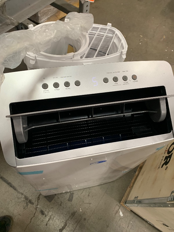 Photo 1 of (functioning unproperly) ((parts) Whynter Inverter Portable Air Conditioner 14,000 BTU with Dual Hose, Dehumidifier, Cooling Fan & Smart Wi-Fi for 600 Sq Ft Rooms, NEX ARC-1230WN (12,000 SACC), White