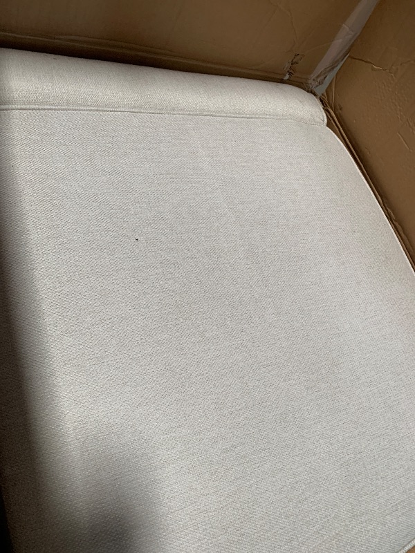 Photo 1 of KEIKI 94" L-Shaped Oversized Modular Linen Sectional Sofa with Rolled Arms, Cushion Back, Modern Style Convertible 5-Seater Corner Couch, Easy Assembly, for Apartment, Living Room, Bedroom, Beige