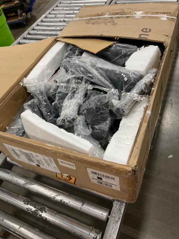 Photo 1 of GarveeLife Smith Machine Home Gym All in One, 2200LBS Squat Rack Power Cage with Smith Bar, LAT Pull-Down, Cable Systems, Leg Hold-Down and More Attachments, Workout Equipment (Red Black)