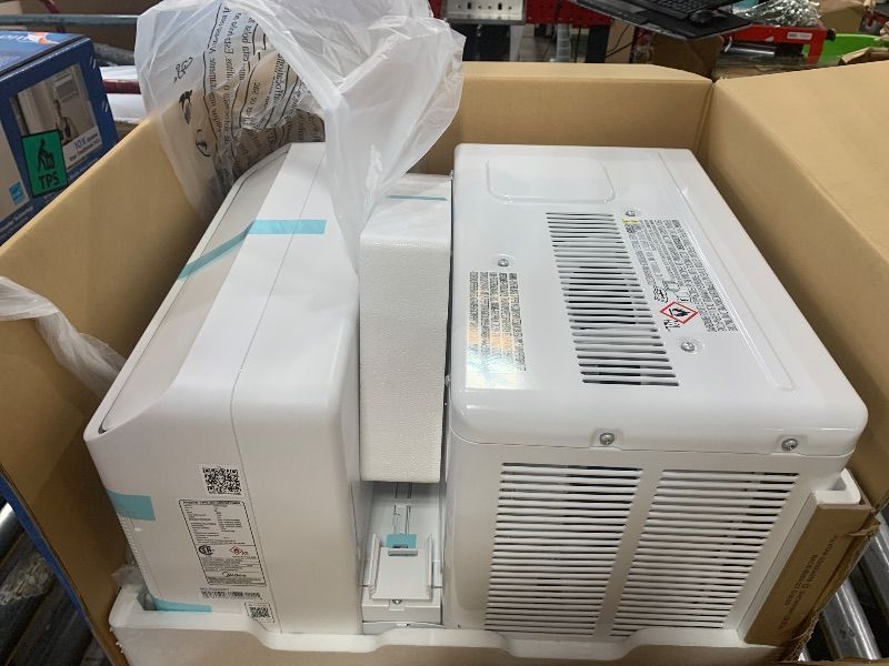 View 1 of Midea 12,000 BTU U Shaped Smart Inverter Window Air Conditioner, Cools up to 550 Sq. Ft.,Ultra Quiet with Open Window Flexibility, Works with Alexa/Google Assistant, 35% Energy Savings, Remote Control