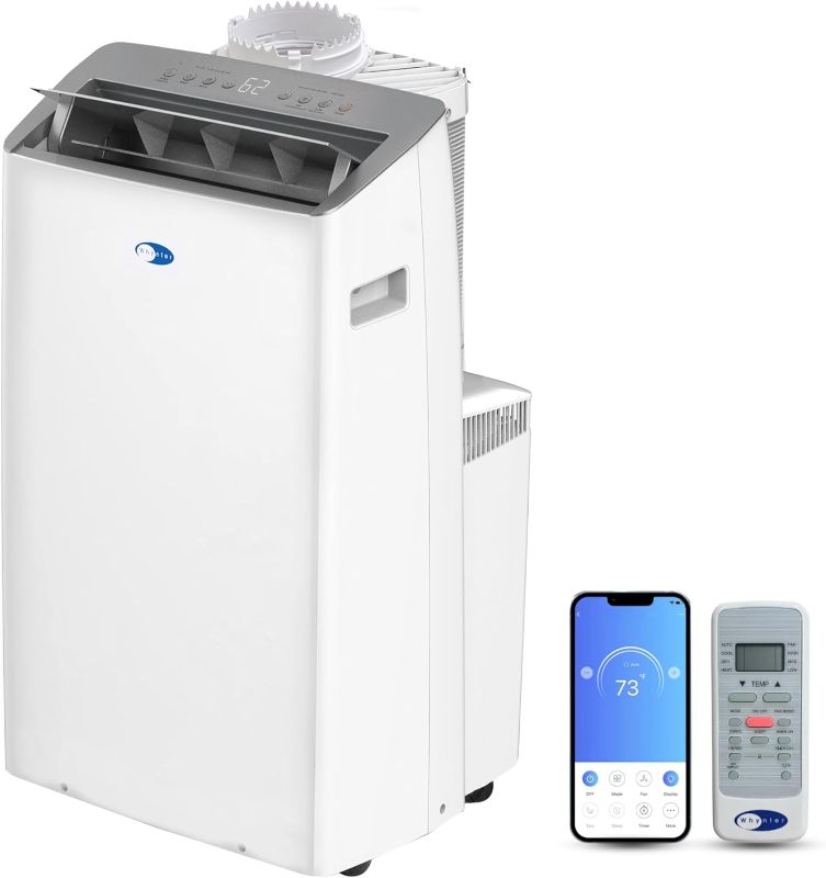 Photo 1 of ***PARTS ONLY***

Whynter Inverter Portable Air Conditioner 14,000 BTU with Dual Hose, Dehumidifier, Cooling Fan & Smart Wi-Fi for 600 Sq Ft Rooms, NEX ARC-1230WN (12,000 SACC), White