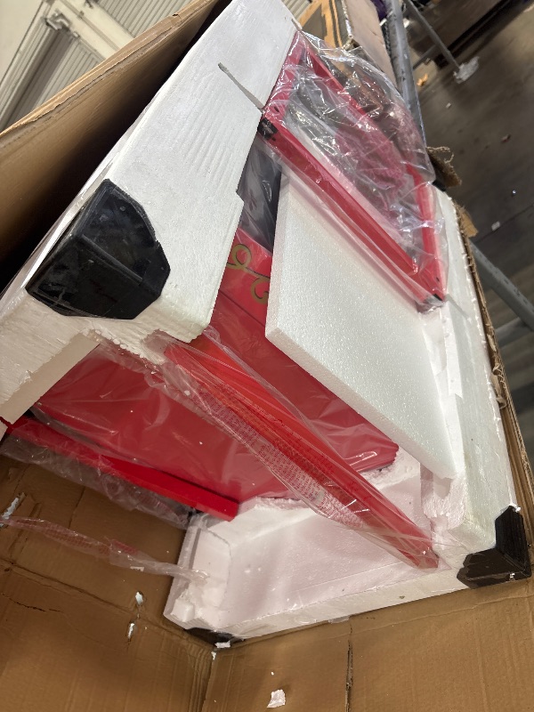 Photo 1 of ***MISSING TOP PART***

Great Northern Popcorn Company 5995 10 oz. Perfect Popper Popcorn Machine with Cart - Red (5995 GNP Red 10oz. Full)