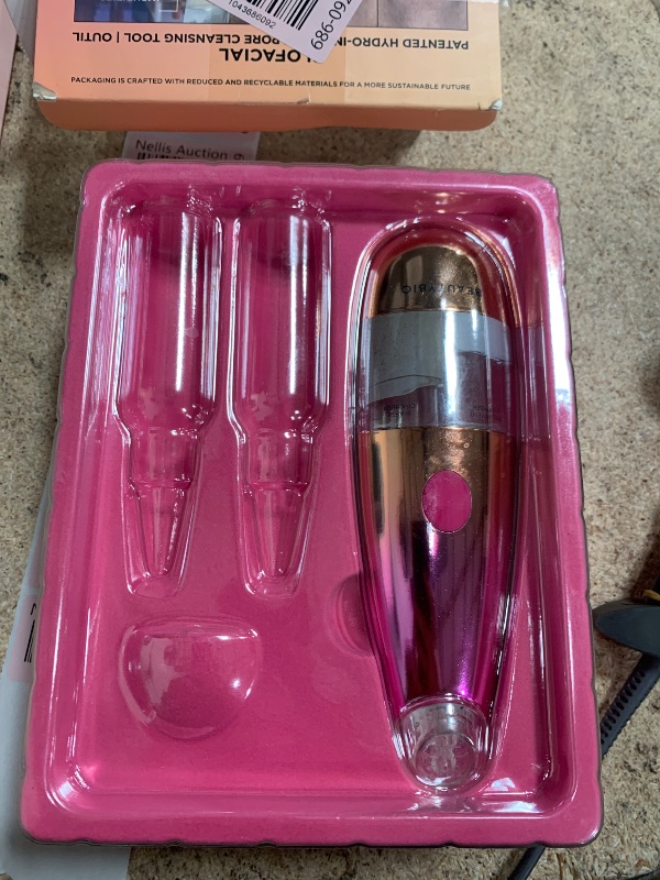 Photo 1 of BeautyBio GLOfacial Hydro-Infusion Deep Pore Cleansing + Blue LED Clarifying Tool & Concentrates