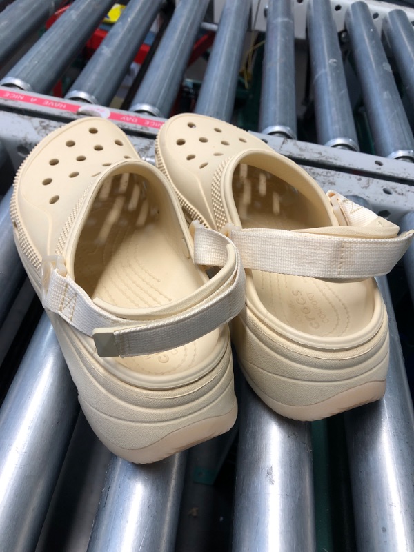 Photo 1 of **DIRTY** Crocs Unisex-Adult Classic Hiker Escape Clogs, Vanilla, 8 Women/6 Men