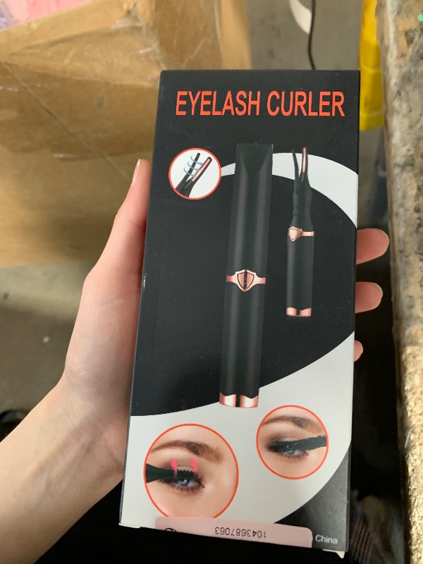 Photo 1 of 2Pcs Heated Eyelash Curlers, Heated Eyelash Curler for Quick Heating Curling, Electric Eyelash Curler for Instant Glam, Finalize Eyelash Natural Curling 24H Long Lasting for Women Makeup Tools