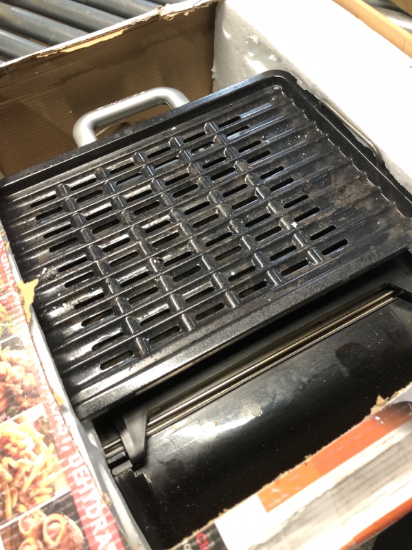 Photo 1 of **HEAVILY USED, DIRTY**
Gourmia Smokeless Indoor Grill & Air Fryer raclette grill with Smoke Extracting Technology Extra-Large Nonstick Cooking electric grill indoor Korean BBQ Style 6 Quart FoodStation™