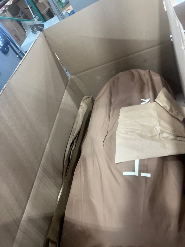 Photo 1 of ******DAMAGED******
LOSTHORIZON Air & Foam Camping Mattress, Self-Inflating Sleeping Pad, 4.5" Thick, with Air Pump, Queen
****STORAGE BAG & MATTRESS HAVE LARGE CUT AS SEEN IN PHOTO. PUMP AND BOTH STORAGE BAGS INCLUDED.****