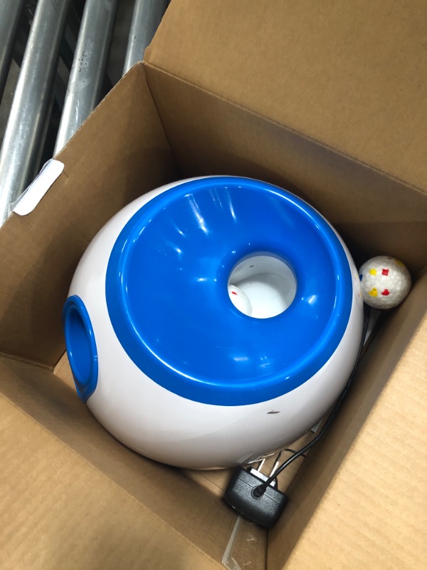 Photo 1 of Abdtech Automatic Ball Launcher for Dogs - 2025 Upgraded Thrower Machine with 3 Launching Distance(10/20/30FT) 3 ETPU Tennis Balls, Interactive Dog Ball Thrower Mental Stimulation Training Dog Toys