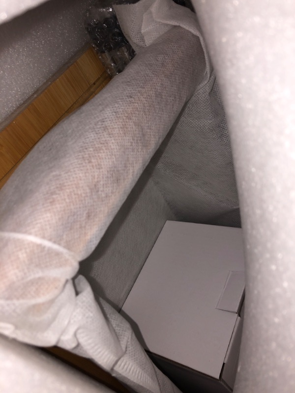 Photo 1 of ***SINK CORNER BROKEN OFF PARTS ONLY ITEM*** Sarlai 33 Inch Composite Granite Kitchen Sink Drop In - 33x22 Inch White Kitchen Sink Workstation Granite Topmount Sinks White Quartz Classic Above Counter Single Bowl Basin