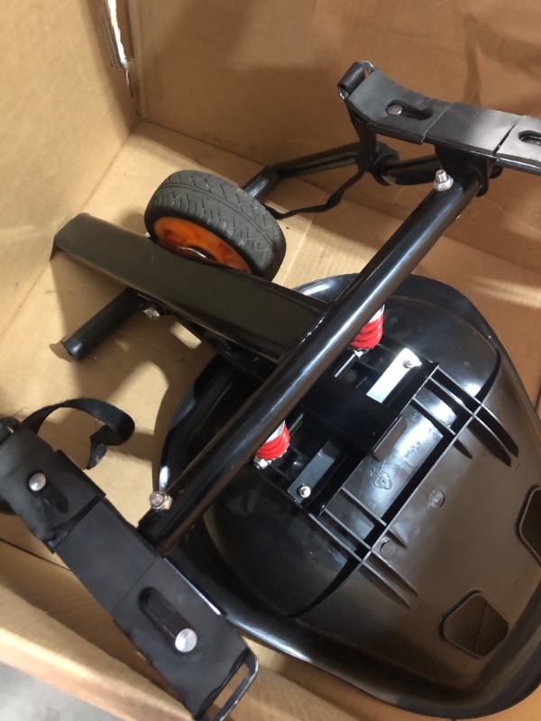 Photo 1 of (PARTS) (NOT A COMPLETE SET) Flytraks K2 Hoverboard Go Kart with Rear Shock Absorption, Hoverboard Seat Attachment Accessory for 6.5" 8" 10" Hover Board, Adjustable Frame Length & Off-Road Rubber Wheel