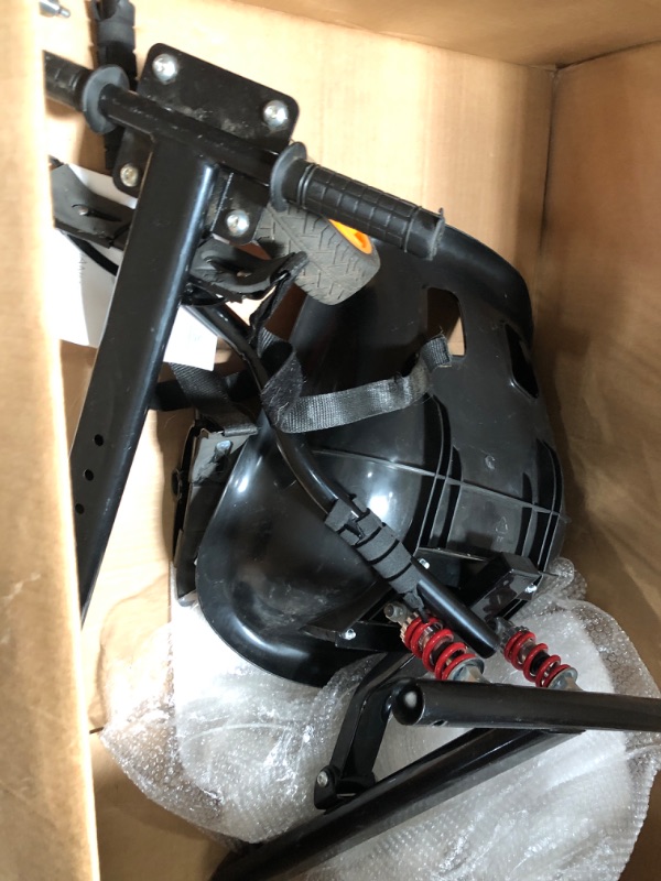 Photo 1 of (PARTS) (NOT A COMPLETE SET) Flytraks K2 Hoverboard Go Kart with Rear Shock Absorption, Hoverboard Seat Attachment Accessory for 6.5" 8" 10" Hover Board, Adjustable Frame Length & Off-Road Rubber Wheel