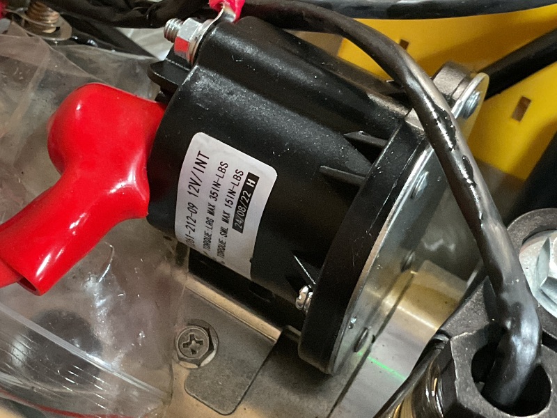 Photo 1 of (Used)(damaged)Hydraulic Pump 12V Dump Trailer Pump - Double Acting, 8-Quart Electric Power Unit for Dump Trailers and Car Lifting (8 Quart)