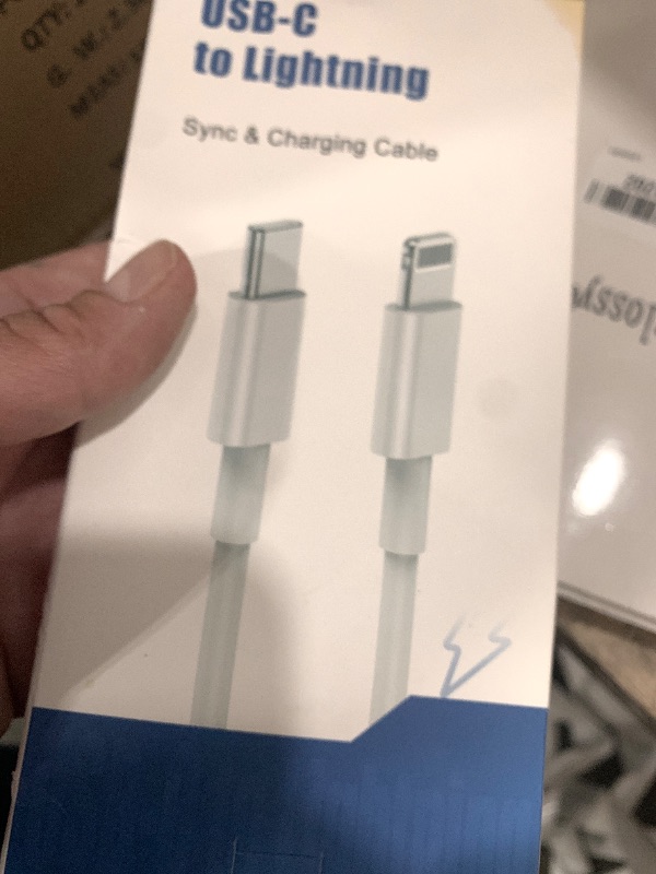 Photo 1 of 2 Pack 6 Feet USB C to Lightning Cable [Apple MFi Certified],Type C Fast Charger Cable 6ft for iPhone 14 13 12 11 Pro/Pro/Max/Mini/iPhone SE