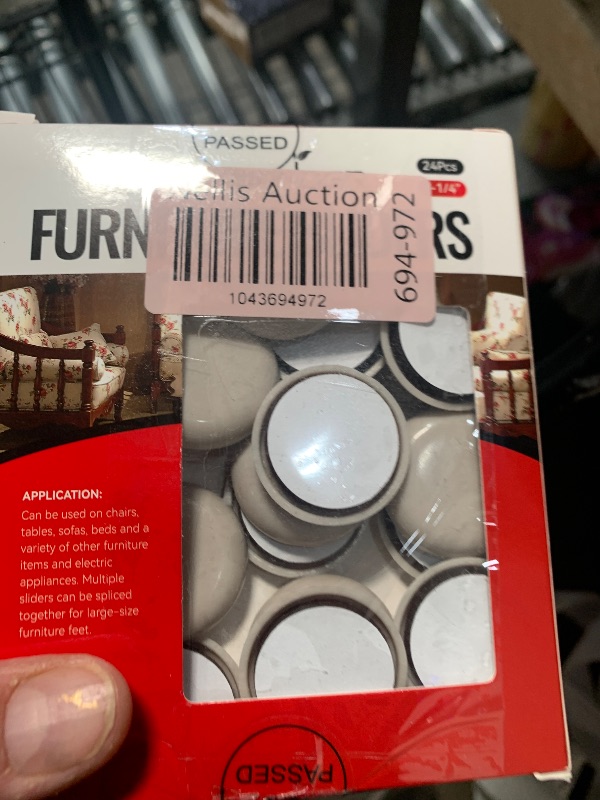 Photo 1 of 1-1/4" Furniture Sliders for Carpet & Hardwood Floors, 24PCS Furniture Pads for Quickly and Easily Move Any Item and Protect The Floor