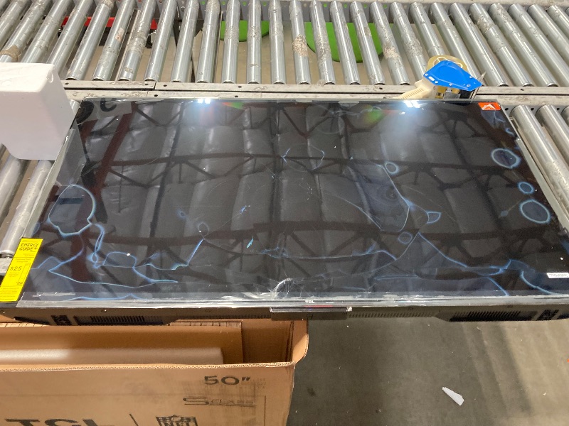 Photo 1 of **SMASHED SCREEN FINAL SALE**TCL 50-Inch Class S4 4K LED Smart TV with Roku TV (50S450R, 2023 - Model), Dolby Vision, HDR, Dolby Atmos, Works with Alexa, Google Assistant and Apple HomeKit Compatibility, Streaming UHD Television