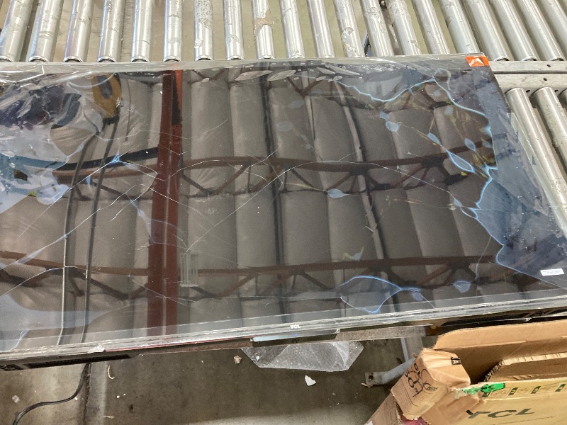 Photo 1 of **SMASHED SCREEN FINAL SALE**TCL 50-Inch Class S4 4K LED Smart TV with Roku TV (50S450R, 2023 - Model), Dolby Vision, HDR, Dolby Atmos, Works with Alexa, Google Assistant and Apple HomeKit Compatibility, Streaming UHD Television