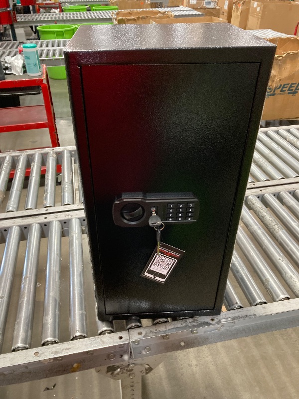 Photo 1 of 6.1 Cuft Large Fire proof Safe for Home Documents, Home Safety Box Fireproof Waterproof with Fireproof Bag, Digital Personal Security Safe with Electronic Keypad Keys and Removable Shelf