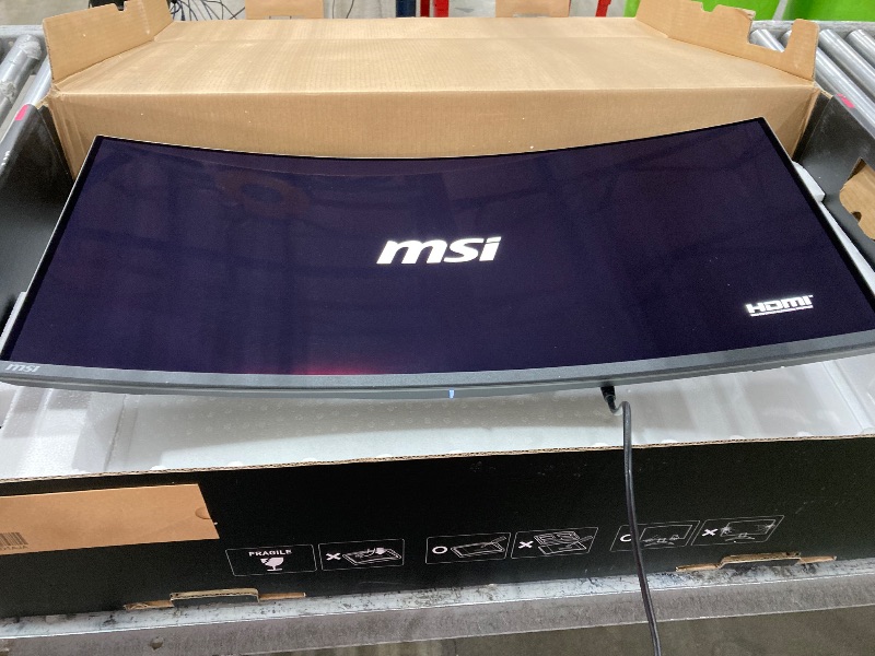 Photo 1 of MSI MPG 341CQPX QD-OLED 34-inch Curved OLED Gaming Monitor, 3440 x 1440 (UWQHD), 0.03ms Response time, 240Hz, True Black HDR 400, HDMI, DP Port, USB Type C, Tilt, Height Adjustable
