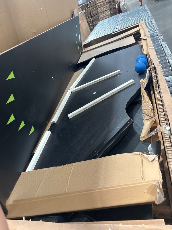 Photo 1 of VEVOR 9' Roll and Score Classic Arcade Game Table, Sky Ball Arcade, with LED Electronic Scorer & Track Lighting, Sound, Automatic Ball Return, Home Recreation Game Room, 4 Balls Included