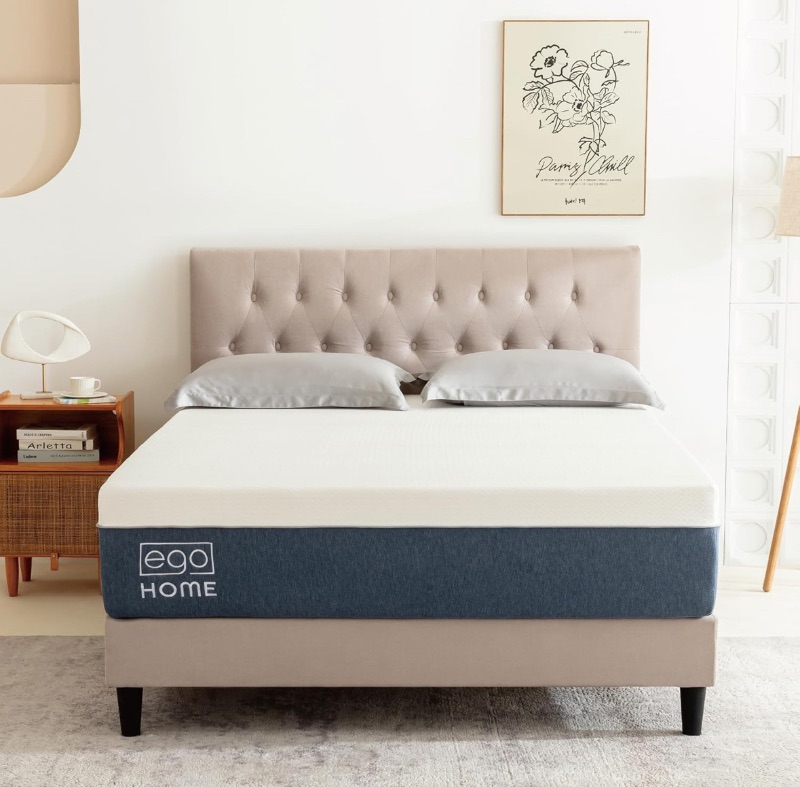 Photo 1 of 14 Inch Mattress Full Size Gel Memory Foam CertiPUR-US Certified Mattress in A Box, Made in USA
