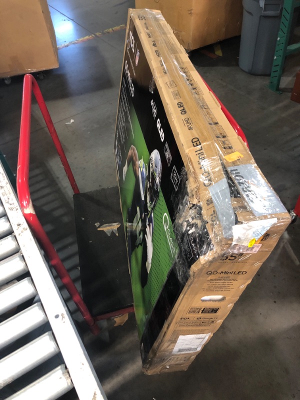 Photo 1 of TCL 55-Inch QM7 QLED 4K Smart QD-Mini LED TV with Google TV (55QM751G, 2024 Model) Dolby Vision IQ, Dolby Atmos, HDR, Game Accelerator up to 120Hz, Voice Remote, Works with Alexa, Streaming Television