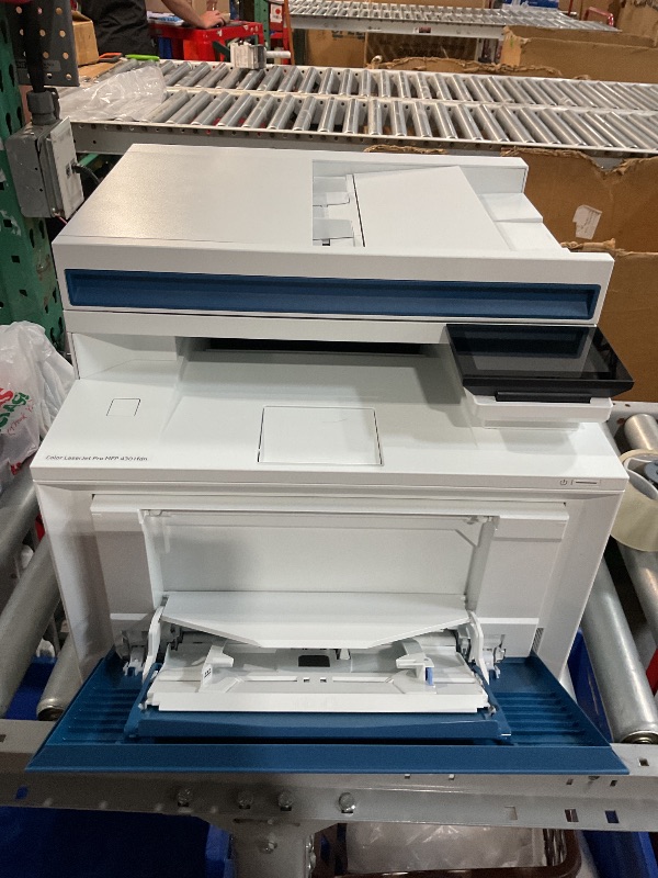Photo 1 of (Please see all images) HP Color LaserJet Pro MFP 4301fdn Printer, Print, Scan, Copy,