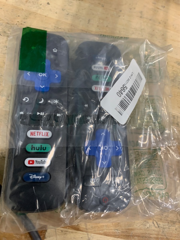Photo 1 of (Pack of 2) Replacement-Remote-Control for Roku-TV,Compatible for TCL Roku/Hisense Roku/Onn Roku/Philips Roku Smart TVs(Not for Roku Stick and Box)