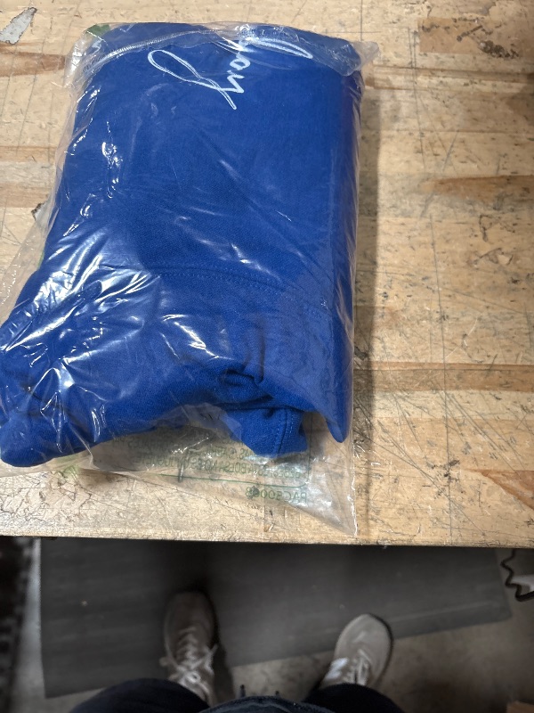Photo 1 of (BLUE) (BAGGED) (MEDIUM) Not Today Satan not today Funny Saying, Christian love Sweatshirt M