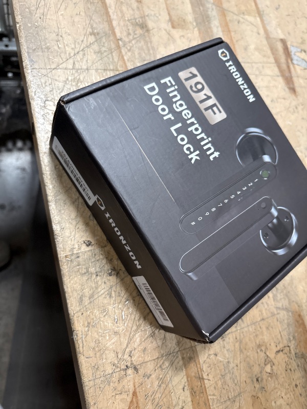 Photo 1 of IRONZON Fingerprint Door Lock Biometric Door Lock with Keypad with Handle for Home Hotel Office Apartment Bedroom