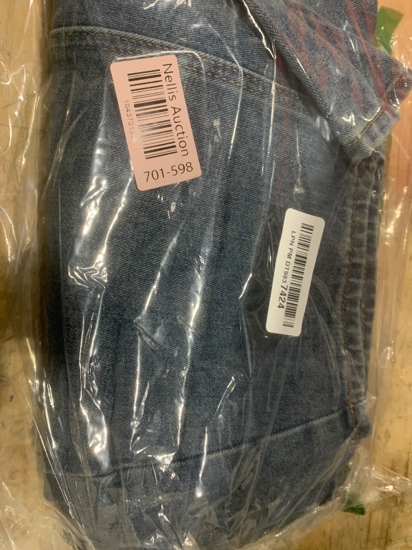 Photo 1 of ALLABREVE Barrel Jeans for Women Trendy High Waisted Wide Leg Y2k Baggy Boyfriend Jeans Mid Rise Denim Ankle Pants with Pockets(Runs Small, Order One Size Up)