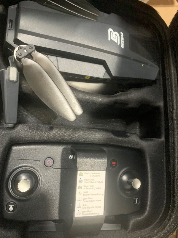 Photo 1 of *FOR PARTS ONLY* BEZGAR BD901 Drones with Camera for Adults 4K Long Range - Foldable Mini Drone with 4K Video, 3-Axis Gimbal, 3KM Transmission, 23 Mins Flight Time, Return To Home, Follow Me, Hobby RC Quadcopters