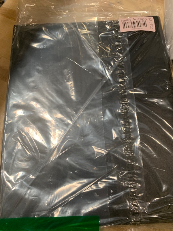 Photo 1 of (2025) Trading Card Binder 9 Pocket, Premium Sports Collection Binder Game Cards Book with Sleeves Side Loading, Anti-open Strap Double Sided Waterproof 360 Card Folder