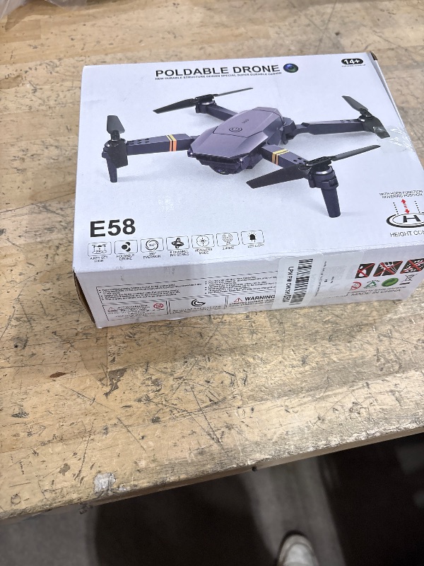 Photo 1 of *MISSING CHARGER* SENY Drone with Camera for Adults/Kids4K Foldable RC Quadcopter Drone with 1080P HD Camera WiFi FPV Live Video, Altitude Hold, One Key Take Off/Landing, 3D Flip, APP Control, beginner, Black